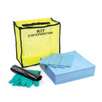 Kit d'intervention mobile de 10 à 90 litres pour hydrocarbure
