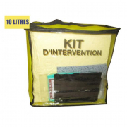 Kit d'intervention mobile de 10 à 90 litres pour produits chimiques