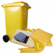 Kit d'intervention mobile de 200 litres, hydrocarbure, tous liquides, chimique