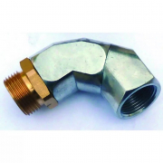Raccord tournant coudé 90° laiton MF 1''