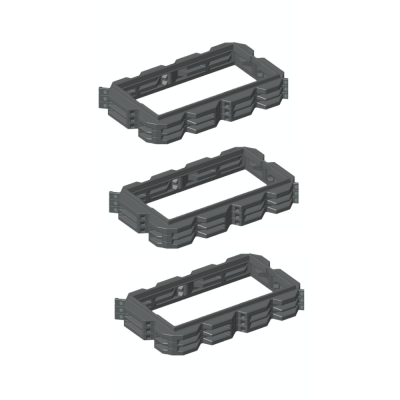 Pack rehausses 150mm - filtre seul Bionut 18EH sortie BASSE