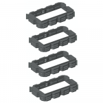 Pack rehausses hauteur 150mm - filtre seul Bionut 16-20EH sortie BASSE