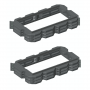 Pack rehausses hauteur 150mm - filtre seul Bionut 8-10-12EH sortie BASSE