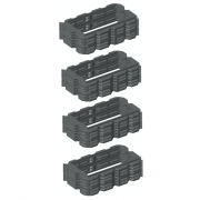 Pack rehausses hauteur 300mm - filtre seul Bionut 16-20EH sortie BASSE