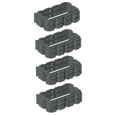 Pack rehausses hauteur 300mm - filtre seul Bionut 16-20EH sortie BASSE