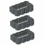 Pack rehausses hauteur 300mm - filtre seul Bionut 18EH sortie BASSE