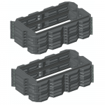 Pack rehausses hauteur 300mm - filtre seul Bionut 8-10-12EH sortie BASSE