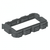 Rehausse rectangulaire  hauteur 150 mm pour le filtre du pack BIONUT