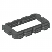 Rehausse rectangulaire  hauteur 150 mm pour le filtre du pack BIONUT
