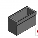 Partie intermédiaire de l'avaloir LN 150