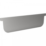 BG-FILCOTEN plaque frontale PARCLINE 150, H=35 mm, acier inoxydable