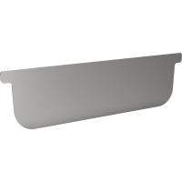 BG-FILCOTEN plaque frontale PARCLINE 150, H=50 mm, LF 17, acier inoxydable