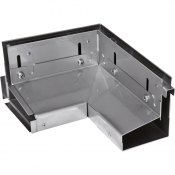 BG TE Angle intérieur E, SW18, fermé, 200/200, H80-130 variable acier inoxydable