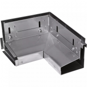BG TE Angle intérieur E, SW18, fermé, 200/200, H80-130 variable acier inoxydable