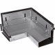 BG TE Angle intérieur E, SW18, fermé, 200/200, H80-130 variable acier inoxydable