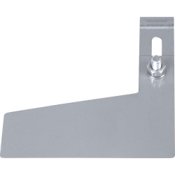 BG TE obturateur E, fermé, gauche/droite, H80-130 variable acier inoxydable