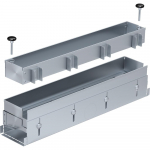 BG TE Regard de révision E, SW18, 500/100, H80-130 variable acier inoxydable