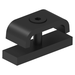 Clip de de fixation pour grilles à mailles