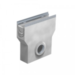 Avaloir pour BG-FILCOTEN tec cornière acier galva sortie Diam 100 mm