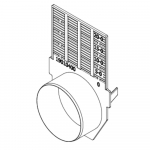 BG-FILCOTEN obturateur plastique, LN 100, DN100