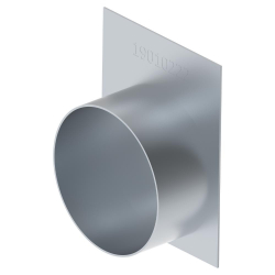 Obturateur pour BG-FILCOTEN self LN 100, avec sortie, acier galvanisé