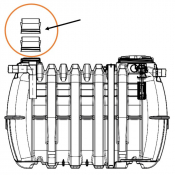 Rehausse pour fosses toutes eaux diam. 200 x H. 150 mm