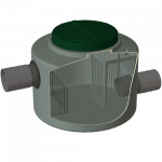 Dégrilleur PE de protection entrée / sortie 160 mm de SIMOP