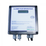 Alarme 2 sondes pour séparateur d'hydrocarbures et hydrodynamique