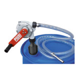 Pompe rotative manuelle en inox pour fût