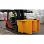 Bac de rétention 1 IBC avec caillebotis rétention 1000 et 1260 L