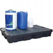 Bac de rétention PE avec caillebotis - 30 L