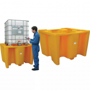 Palette de rétention 1 IBC sans caillebotis rétention 1000 L