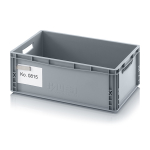 Clip pour étiquettes pour bacs Euronorm