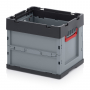 Bac Euronorm sans couvercle 400 x 300 mm pliable 20 L à 30 L