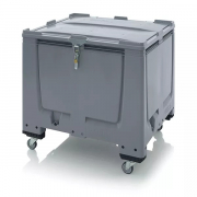 Caisse palette plastique  535 à 900 L avec système de fermeture PEHD