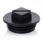 Couvercle à vis fileté pour caisse palette plastique