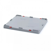 Couvercle pour caisse palette pliable de grande hauteur