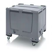 Palox plastique avec couvercle à charnières 535 à 900 L