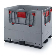 Palox plastique pliable avec trappes d'accès 700 ou 900 L