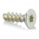 Vis pour fixation de roulettes sur caisses palettes plastiques