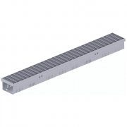 Caniveau de façade BG-FLEX BG-FA LC100 perforé des deux côtés