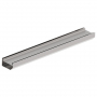 Caniveau design intégrable au revêtement de sol, en inox BG-FLEX stone LC150