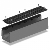 Caniveau de drainage routier en béton, BG-CLASSIC® BGZ-S, DN 100 à 500 mm