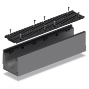 Caniveau de drainage routier en béton, BG-CLASSIC® BGZ-S, DN 100 à 500 mm