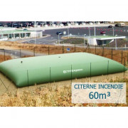 Citerne souple incendie – Stockage sécurisé – 60 m³ certifiée CSTB