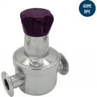 Régulateur de pression hygiénique clamp pour l'industrie