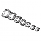 Colliers 2 oreilles acier INOX 304