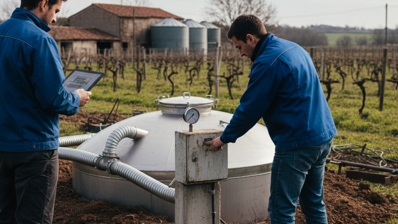 Technologies et capteurs connectés pour optimiser l'efficacité d'une cuve enterrée