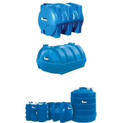 Cuve de stockage d'eau de pluie de 200 L compatible normes alimentaires