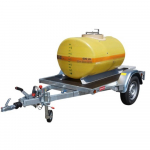 Cuve d'arrosage 600 L sur remorque routière